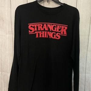 Stranger Things long sleeves shirt size medium.